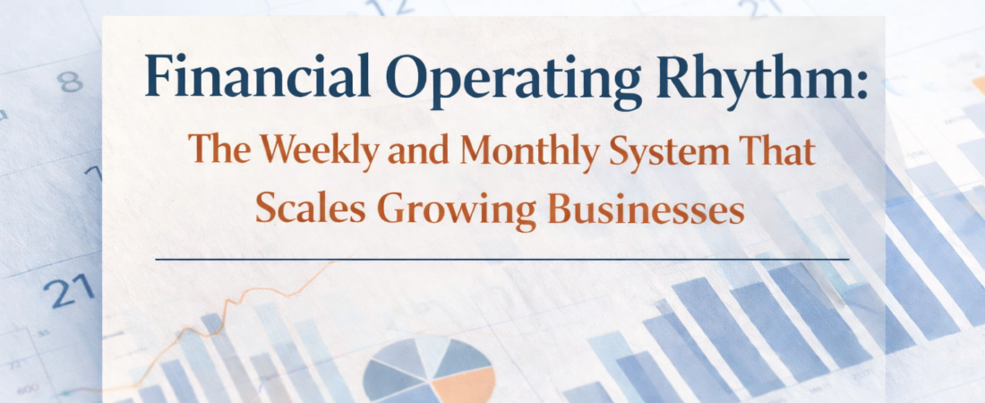 Financial Operating Rhythm: The Weekly and Monthly System That Scales Growing Businesses